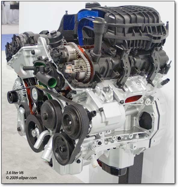 Silnik Chrysler V6 3.6 DOHC PENTASTAR Części z USA daw